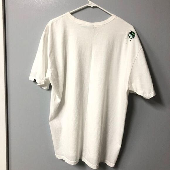 quiksilver white mens size xl florida surf organic cotton - Picture 7 of 9
